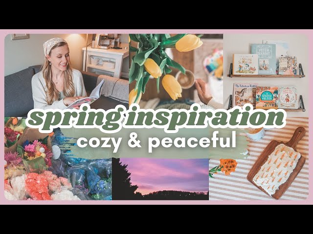 Spring Inspiration Homemaking: Cleaning, Baking, Decorating | Peaceful Spring Days in the Life 👒