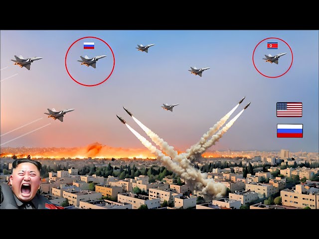 1 HOUR AGO! 688 Russian-North Korean fighter jets destroyed by US air defense systems