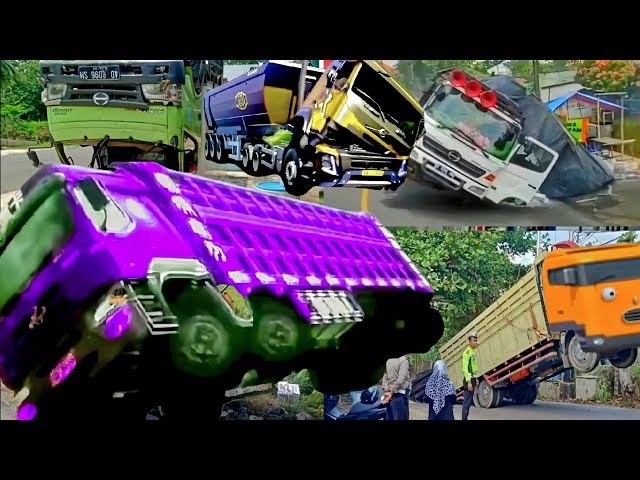 TRUK JOGET LUCU, TRUK OLENG, DUMP TRUCK DANCE TIK TOK, TRUK HANTU, MOBIL BALAP, TRUK JUNGKIT 4568