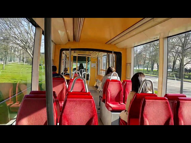 Strasbourg, France : Ride along the Strasbourg Tramway