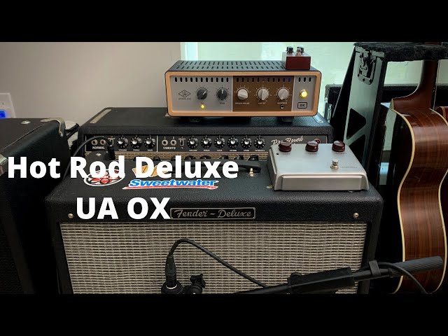 Hot Rod Deluxe into UA OX! Best home recording setup?