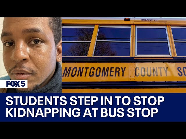 Students step in to stop Gaithersburg man attempting to kidnap child at bus stop | FOX 5 DC