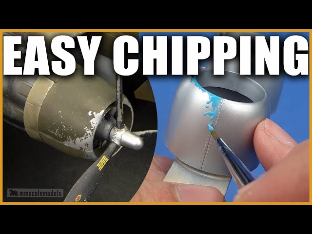 Quick tips:  Masking fluid chipping - scale model weathering tutorial