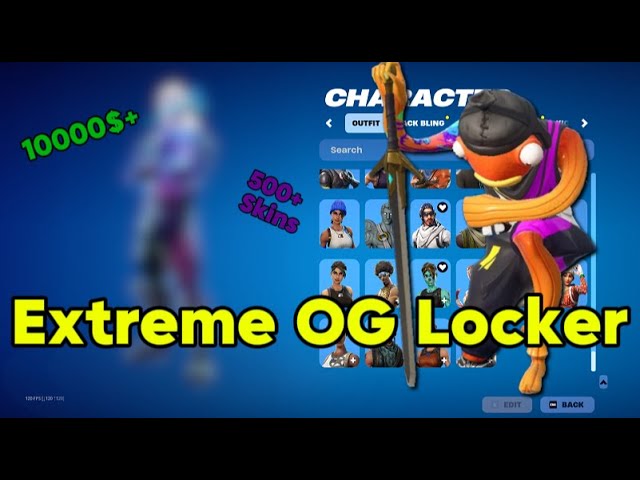 My INSANE Fortnite locker tour