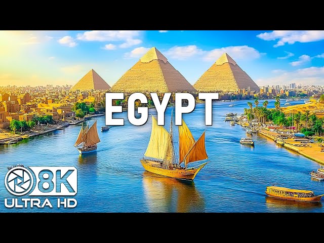 WONDERS OF EGYPT • The Most Incredible Places to Visit in Egypt • 8K Video Ultra HD