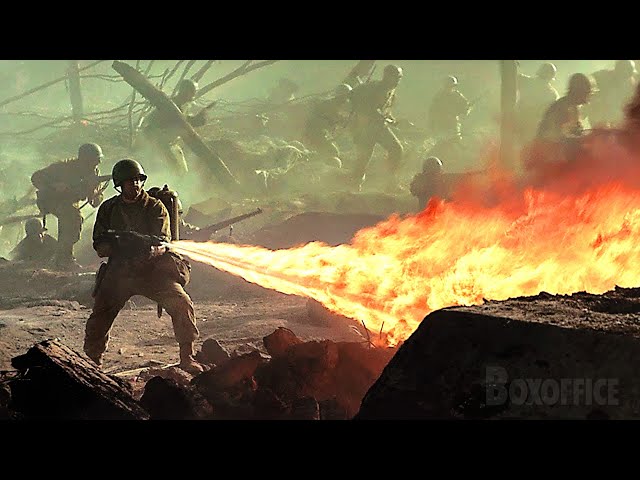 Intense War Scene | Hacksaw Ridge | CLIP