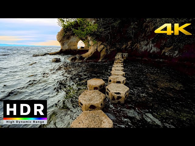 【4K HDR】Walking on Water at the Noto Marine Center - Japan Walking Tours 2020