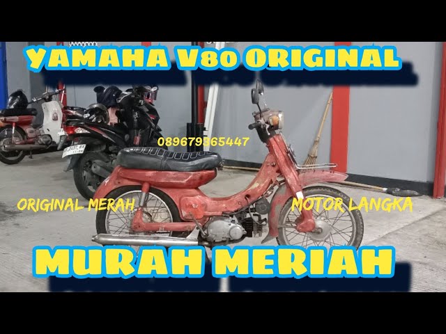 YAMAHA V80 ORIGINAL MURAH  ASLI MERAH📍