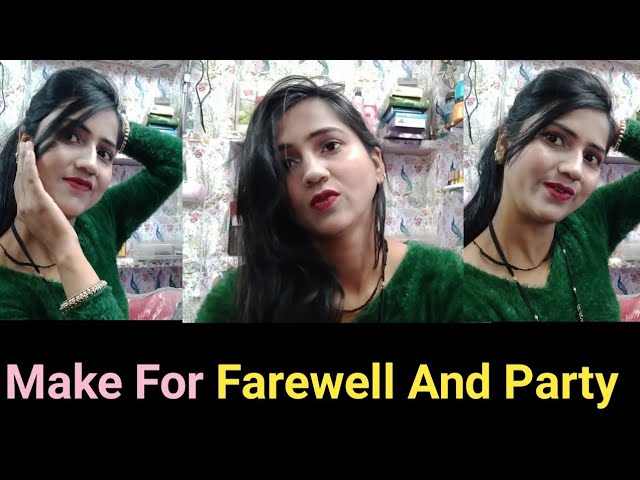 Make up For Party l Farewell Makeup l Makeup Tutorials