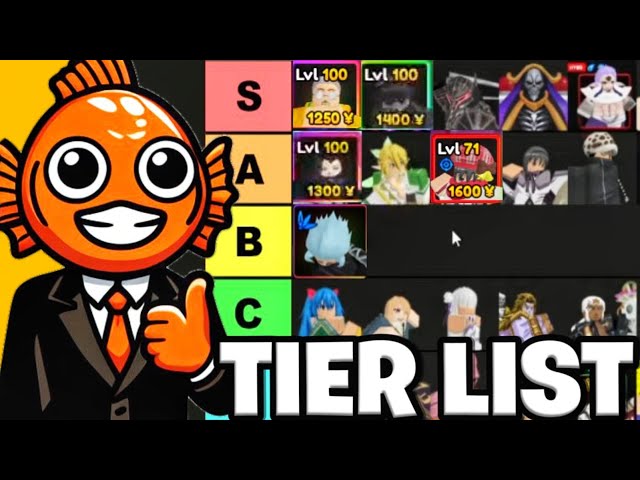 TIER LIST DA UPDATE 19.5 DO ANIME ADVENTURES!