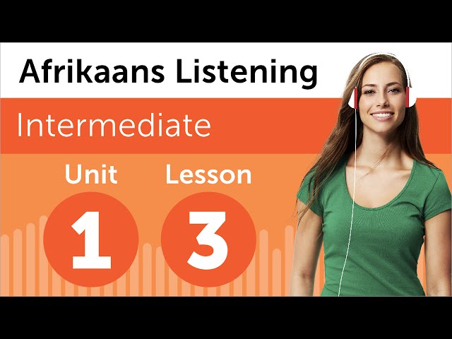 Afrikaans Listening Practice - At the Hairdresser in South Africa