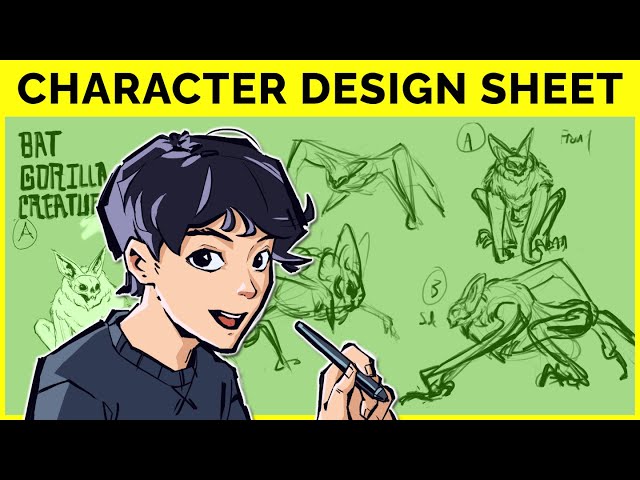 🔴 How to Refine Your Creature Design (Character Design Sheet)