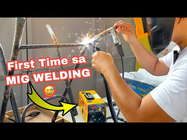 Gasless Mig Welding | First time kong gumamit 😅