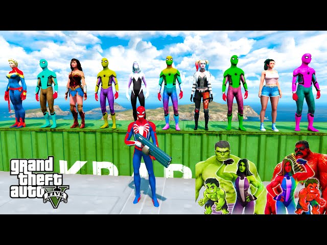 GTA 5 Epic Ragdolls | Spiderman and Super Heroes Minion Jumps/fails (Euphoria Physics) Episode 404