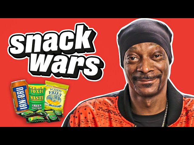 Snoop Dogg Rates British And American Food | Snack Wars