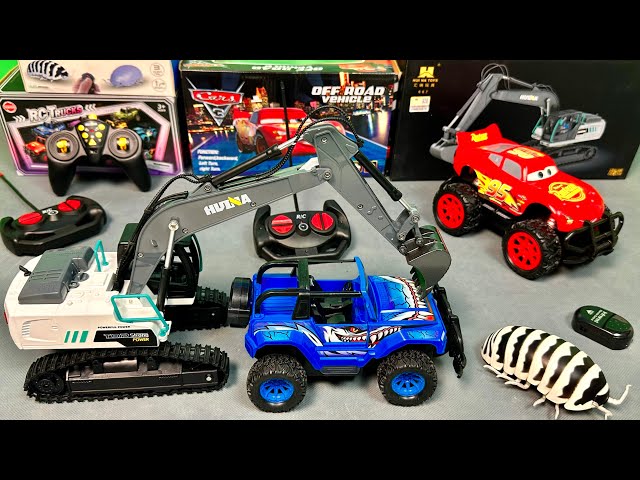 10 Minutes satisfying with Unboxing RC PillBug,Rc Excavator 2.4ghz,RC Off road Vehicle,Shark RC