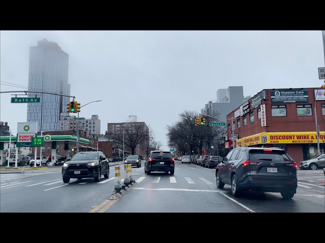 Driving New York City on a Rainy Day - ASMR