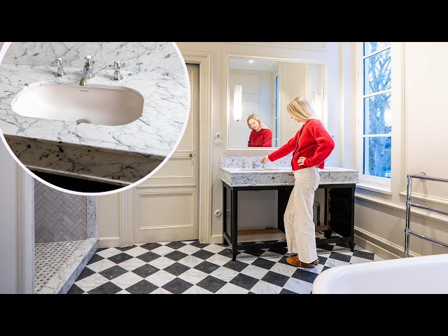 This Bathroom Marble Top Makes All The Difference.