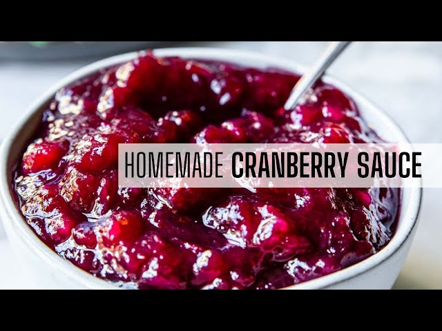 Super Simple Cranberry Sauce Recipe