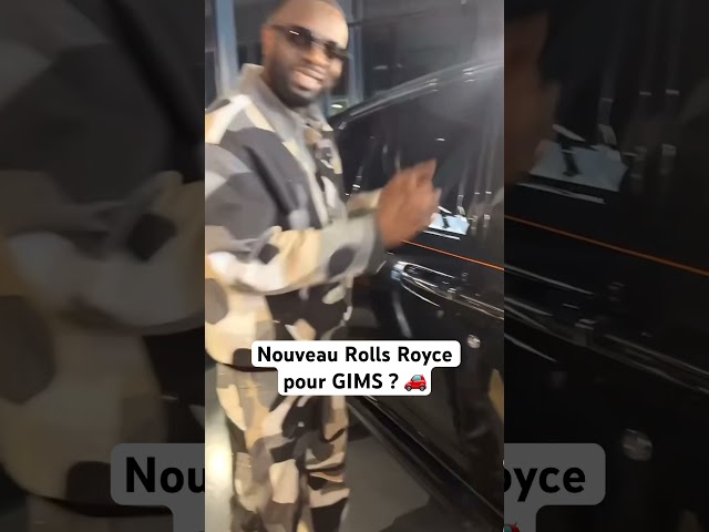 Ça doit valoir un très gros billet ça @GIMS #gims #rollsroyce #rapfr #rapfrancais