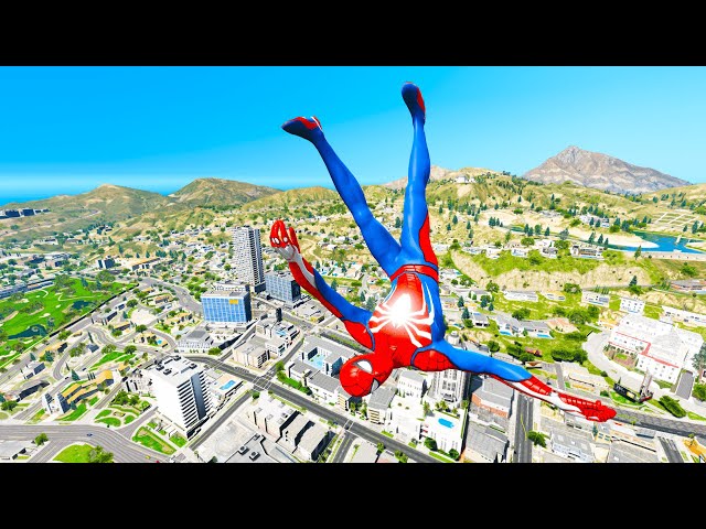 GTA 5 Epic Ragdoll GREEN SPIDERMAN VS RED MINIONVS GREEN HULK (Euphoria Physics & Funny Fails)