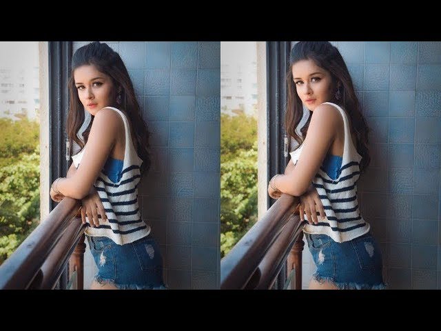 Cute & Beautiful girl short jeans photo shoot poses | photo poses for girls in short jeans | siri m