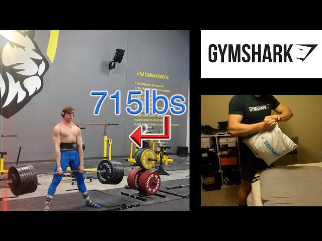 715 deadlift @18 yrs | Package from Gymshark | COLLAB W/ DOMINIC GALLINA, MAX STRAZNY & LIAM JENKINS