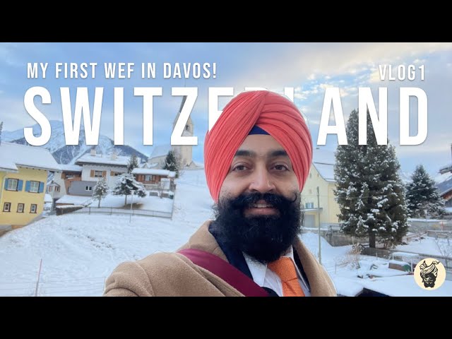 First-Time Experience at the World Economic Forum | Davos Journey | VLOG 1  🇨🇭