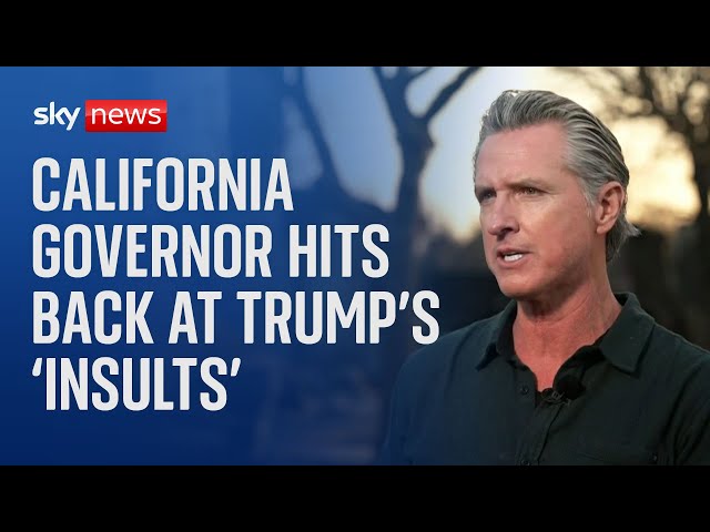 Gavin Newsom criticises Trump's 'inexcusable' claims on wildfires