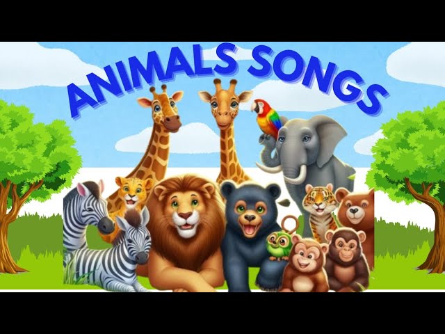 The Animals Song | Learn Animals | Kids Songs & Nursery Rhymes | Kids Adventures