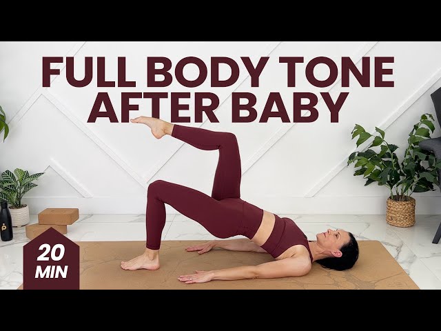 Full-Body Postpartum Workout (20-Minute Tone After Pregnancy)