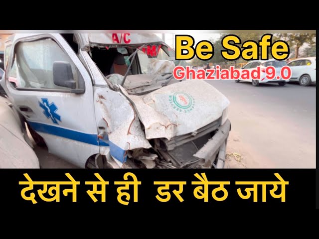 Accident Scene Near Hindon Turn | Noida to Ghaziabad Journe