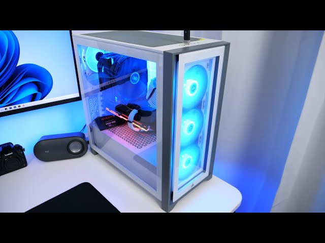 Corsair 4000X RGB CASE & DeepCool AS500 Plus CPU Cooler PC Build Upgrade