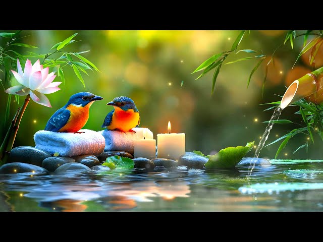 Relaxing music Relieves stress, Anxiety and Depression 🌿 Heals the Mind with Soothing Bird Sounds