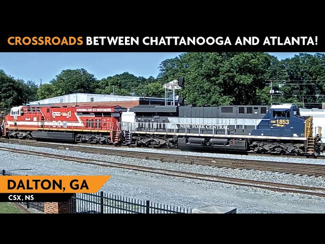 Dalton, Georgia, USA | Virtual Railfan  LIVE !