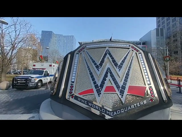 Outside WWE Headquarters Netflix Kickoff Day Dec 18 2024 (VR)