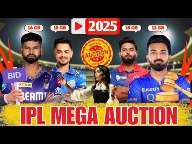 IPL mega auction 2025। सबसे महंगा कौन बिका IPL में #iplauction2025  #IPL #cricket