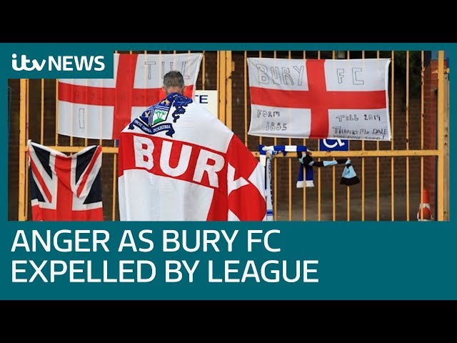 Bury player worries for future as club expelled from league | ITV News