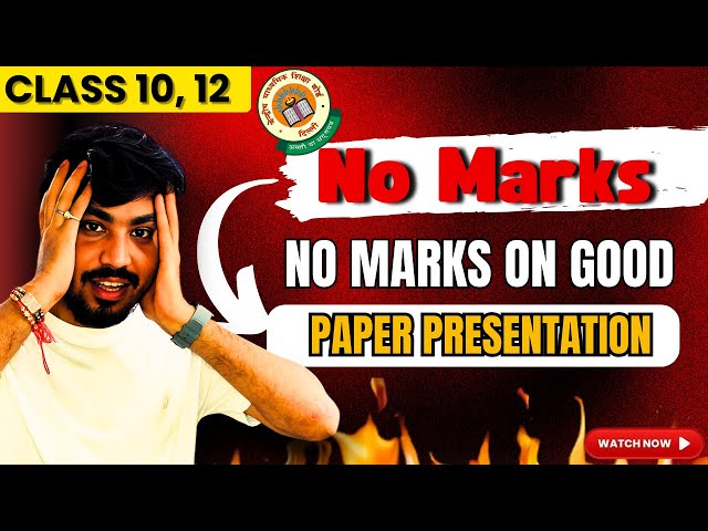 CBSE Board 2025: No Marks On Good presentation😑 #cbse #class10th #class12