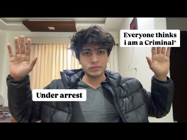 Why everyone thinks I am a criminal? - haha