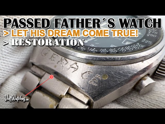 Restoration of an Omega Speedmaster MK IV - Crazy Transformation - ASMR