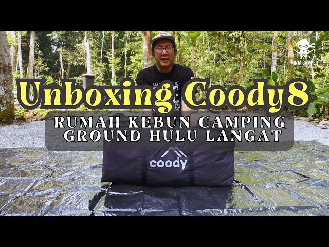 Unboxing Coody 8 Black |  Rumah Kebun Camping Ground - Hulu Langat