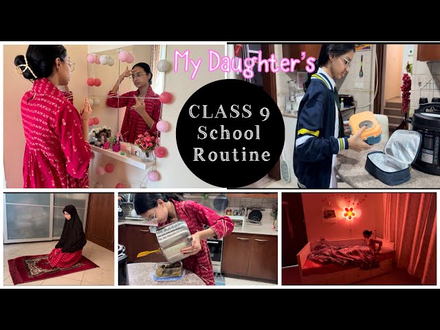 🥇My GOLD MEDALIST Daughter(Falak’s) Productive School Routine/ Hum Do Hamare Chaar Vlog |Dubai Vlogs