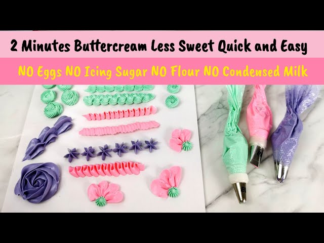 Buttercream Icing Recipe / How to Make Perfect Buttercream Eggless Frosting @Jombuatkek