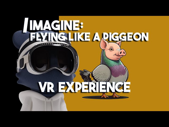 /Imagine: Flying Like a Piggeon | 180° Virtual Experience #vr #funny #vrexperience