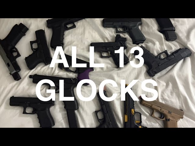 AIRSOFT GLOCK COLLECTION (13 GUNS)