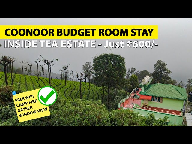 Coonoor Budget Room Stay | Tea Estate View Cottage | Ooty Homestay | Low Budget Rooms