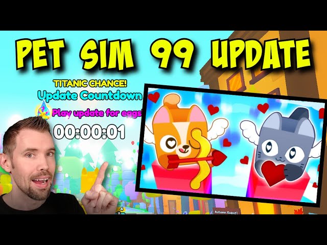 🔴LIVE | VALENTINES UPDATE PET SIMULATOR 99  | Roblox