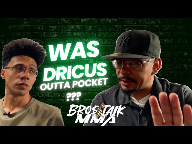 BRO$ TALK MMA - True African Champion? Dricus Du Plessis' Controversial Comments & Pre-Fight Drama