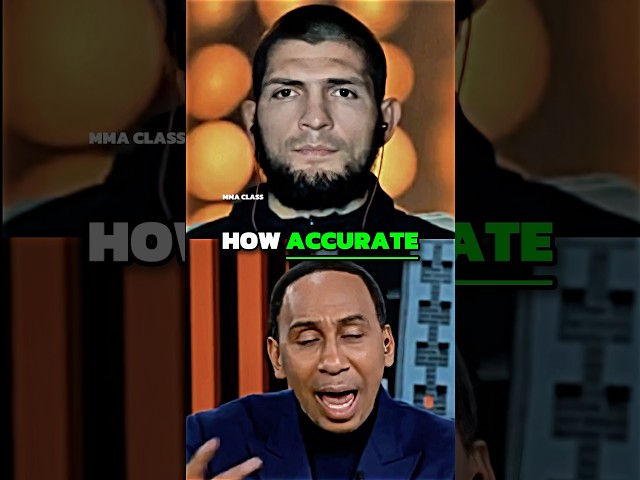 🦅When Khabib OWNED Stephen A. Smith🥶#khabib #khabibnurmagomedov #shorts #shortsfeed #UFC #MMA #fyp